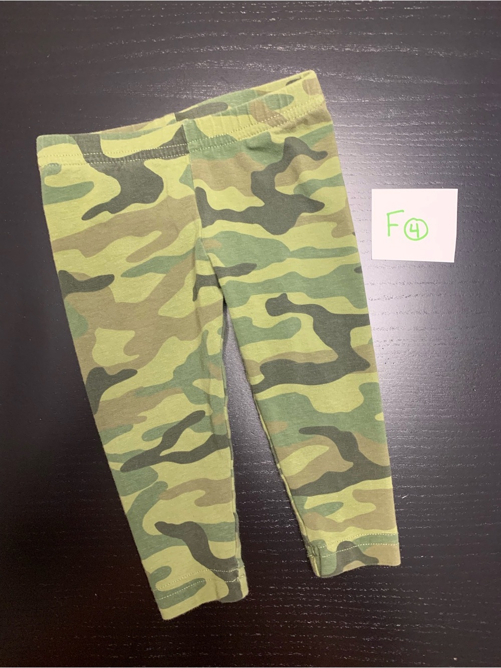 ⭐️5/$10.00⭐️ Carter's 6m Green Camo Leggings